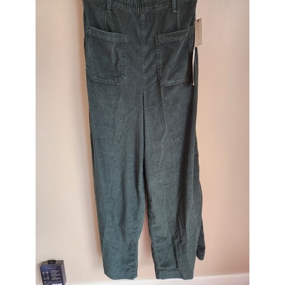 NWT Anthropologie Pilcro Skipper Corduroy Crop Wide-Leg Jumpsuit Sz 16 - Picture 10 of 13